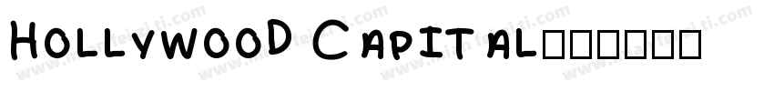 Hollywood Capital字体转换